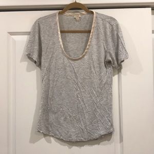 J. Crew loose grey top